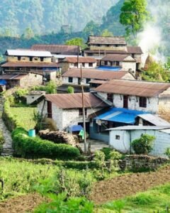 village tradditionnel nepalais